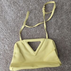 Moda Luxe Yellow Crossbody Bag